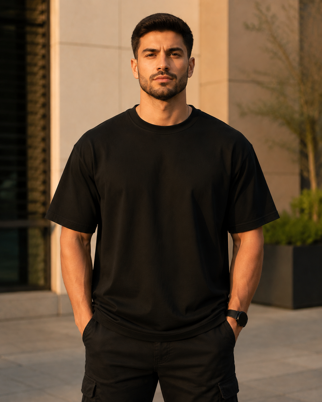 Praying For One More - Unisex Heavyweight T-Shirt - Black — view 2