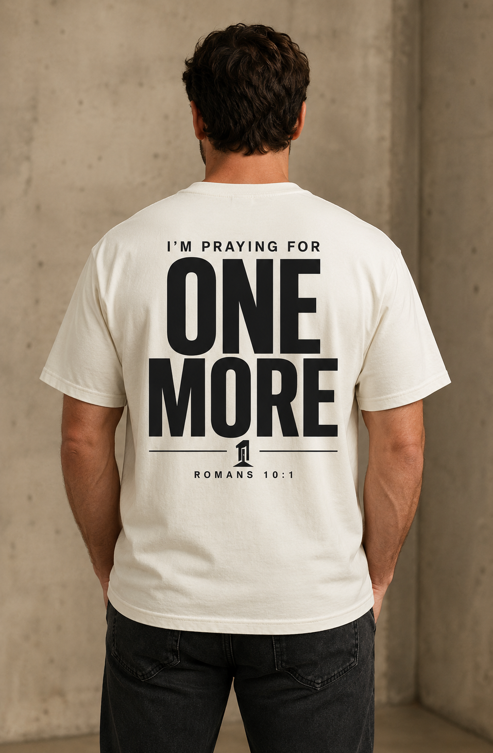 Praying For One More - Unisex Heavyweight T-Shirt - Natural