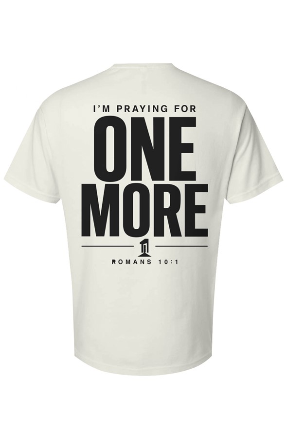 Praying For One More - Unisex Heavyweight T-Shirt - Natural — view 3