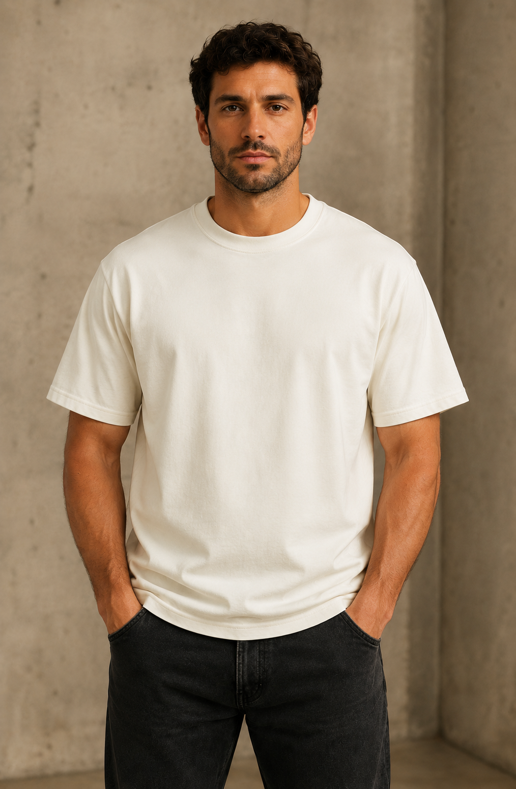 Praying For One More - Unisex Heavyweight T-Shirt - Natural — view 2